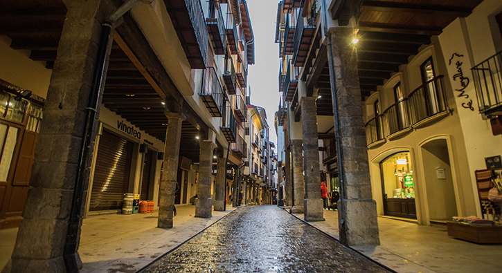 Porches de la calle Blasco de Alagón