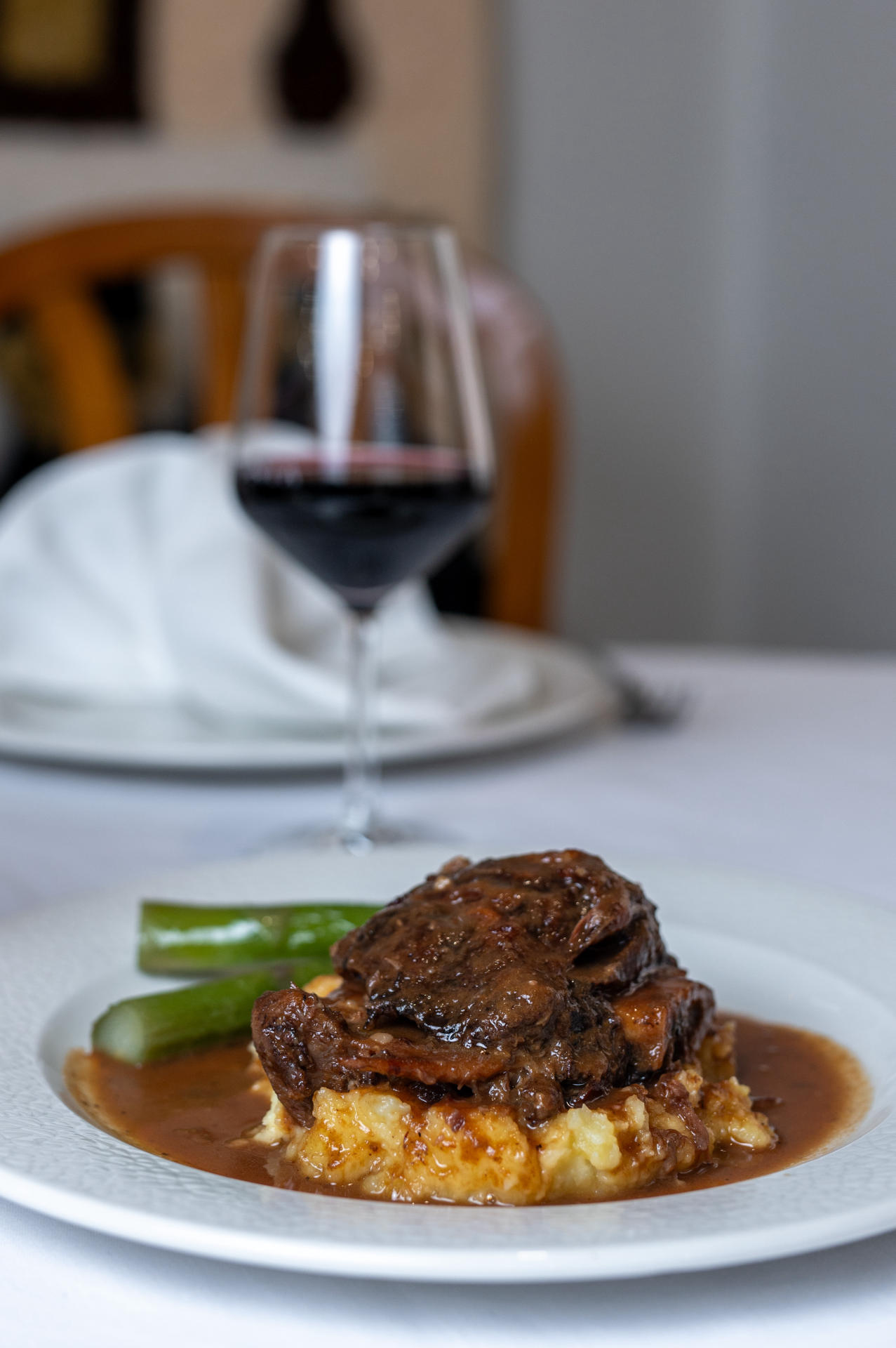 Plato servido en el restaurante del Hotel Rey Don Jaime